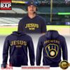 Milwaukee Brewers x Jesus Won 2026 Limited Edition Hoodie 3 Milwaukee Brewers x Jesus Won 2026 Limited Edition Hoodie