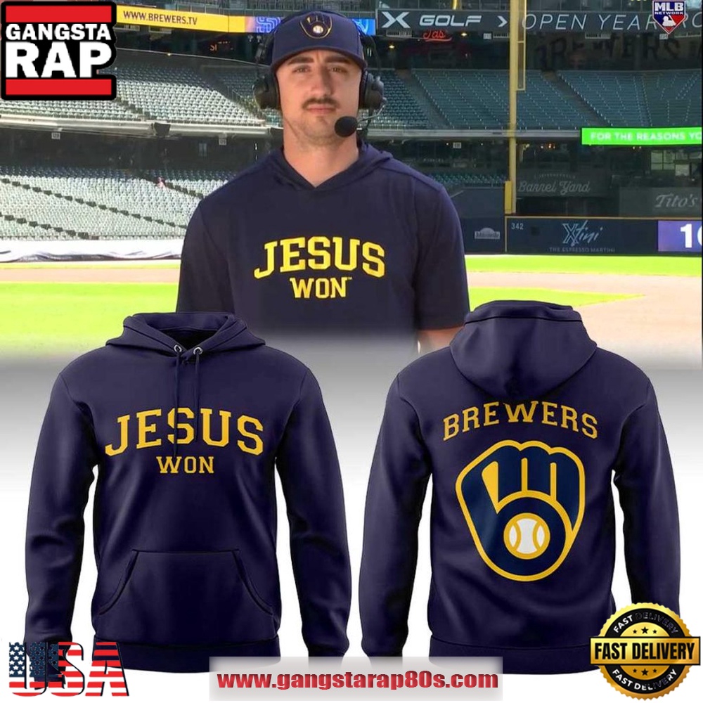 Milwaukee Brewers x Jesus Won 2026 Limited Edition Hoodie