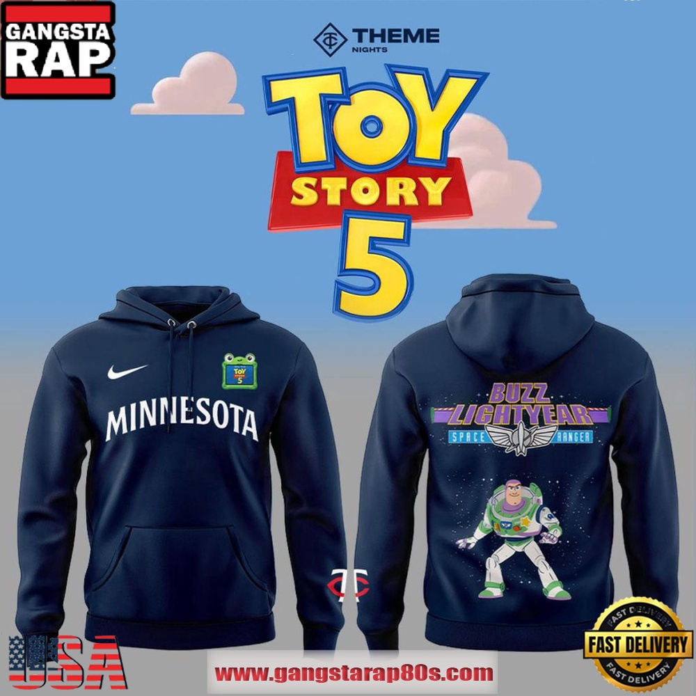 Minnesota Twins x Toy Story Day 2026 Buzz Lightyear Unisex Hoodie