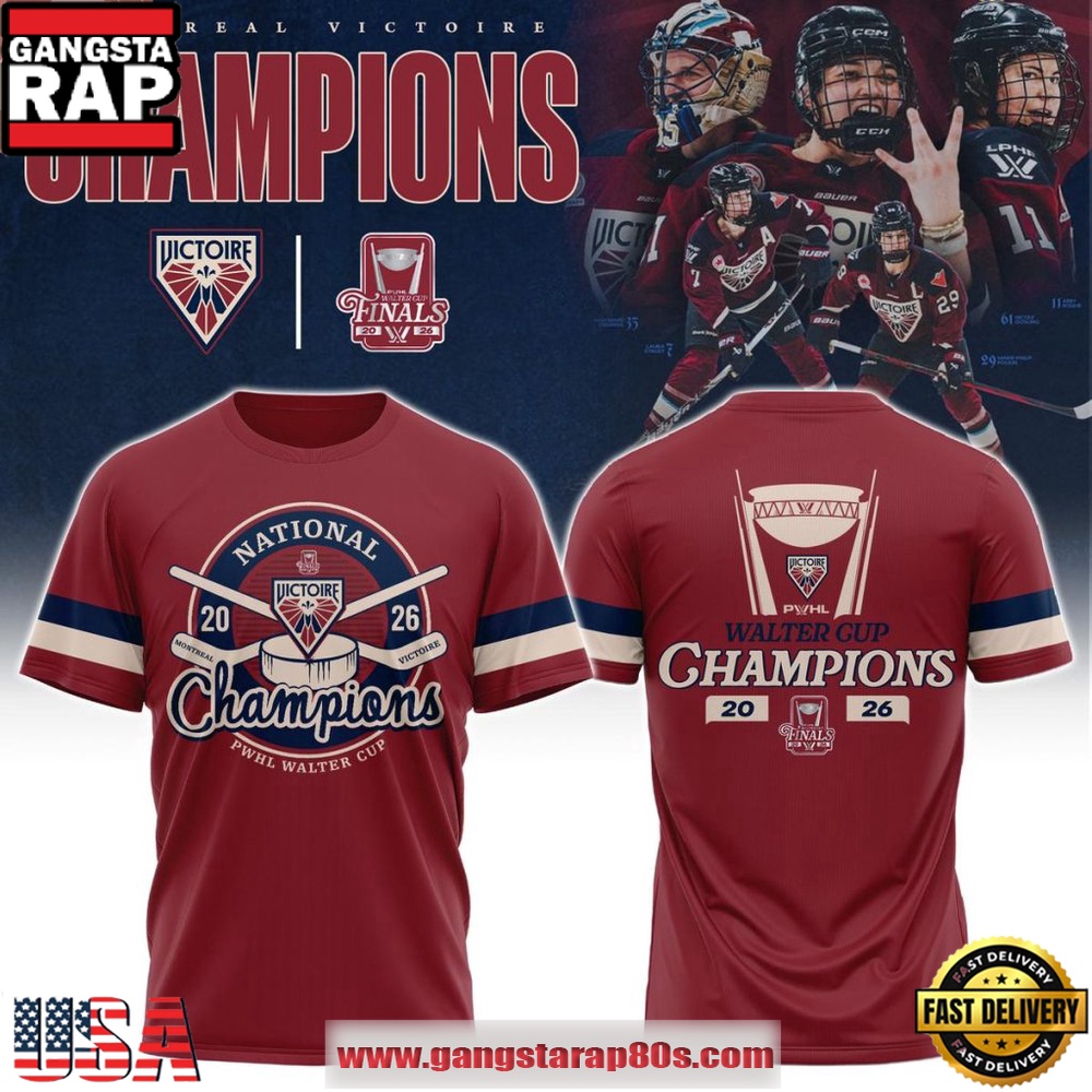 Montreal Victoire 2026 Walter Cup Champions Unisex T-Shirt Montreal Victoire 2026 Walter Cup Champions Unisex T-Shirt