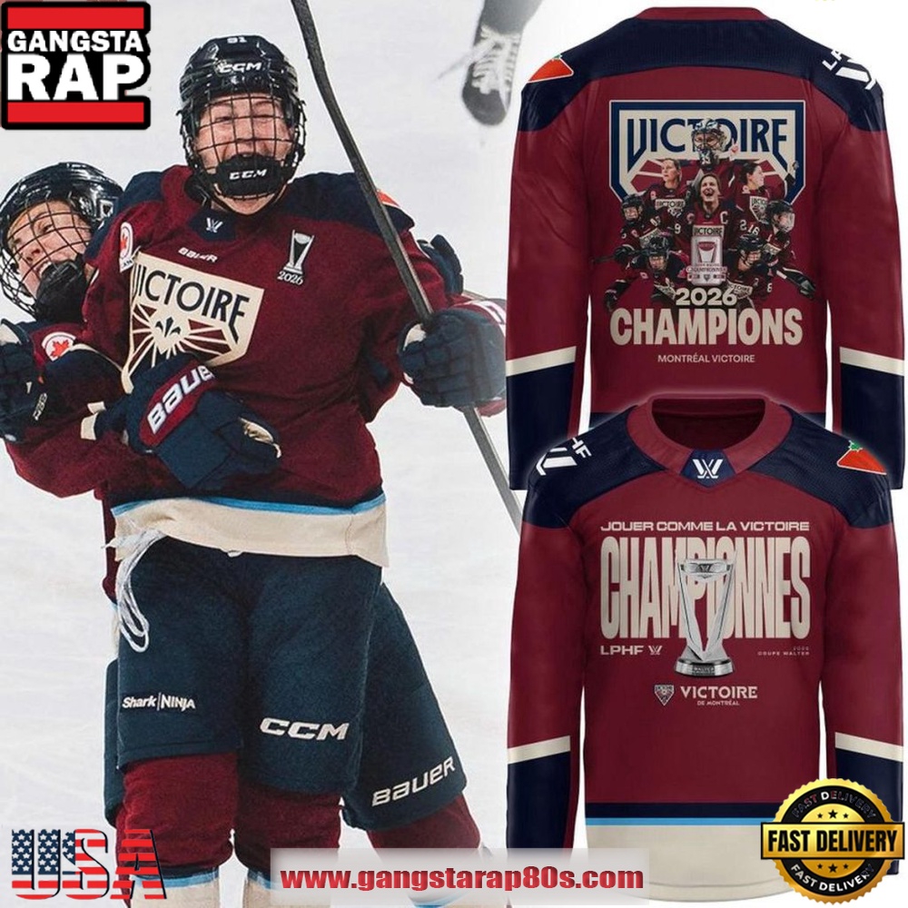 Montreal Victoire 2026 Walter Cup Champs Locker Room Trophy Special Hockey Jersey Montreal Victoire 2026 Walter Cup Champs Locker Room Trophy Special Hockey Jersey