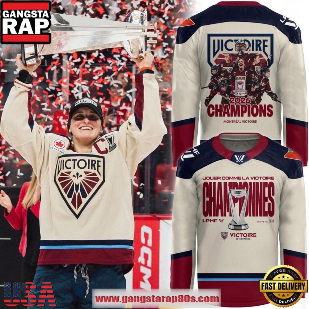 Montreal Victoire New 2026 Walter Cup Champs Locker Room Trophy Hockey Jersey Montreal Victoire New 2026 Walter Cup Champs Locker Room Trophy Hockey Jersey
