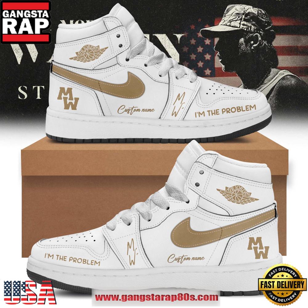 Morgan Wallen Still The Problem Tour 2026 Signature Air Jordan 1 Shoes Running Sneakers