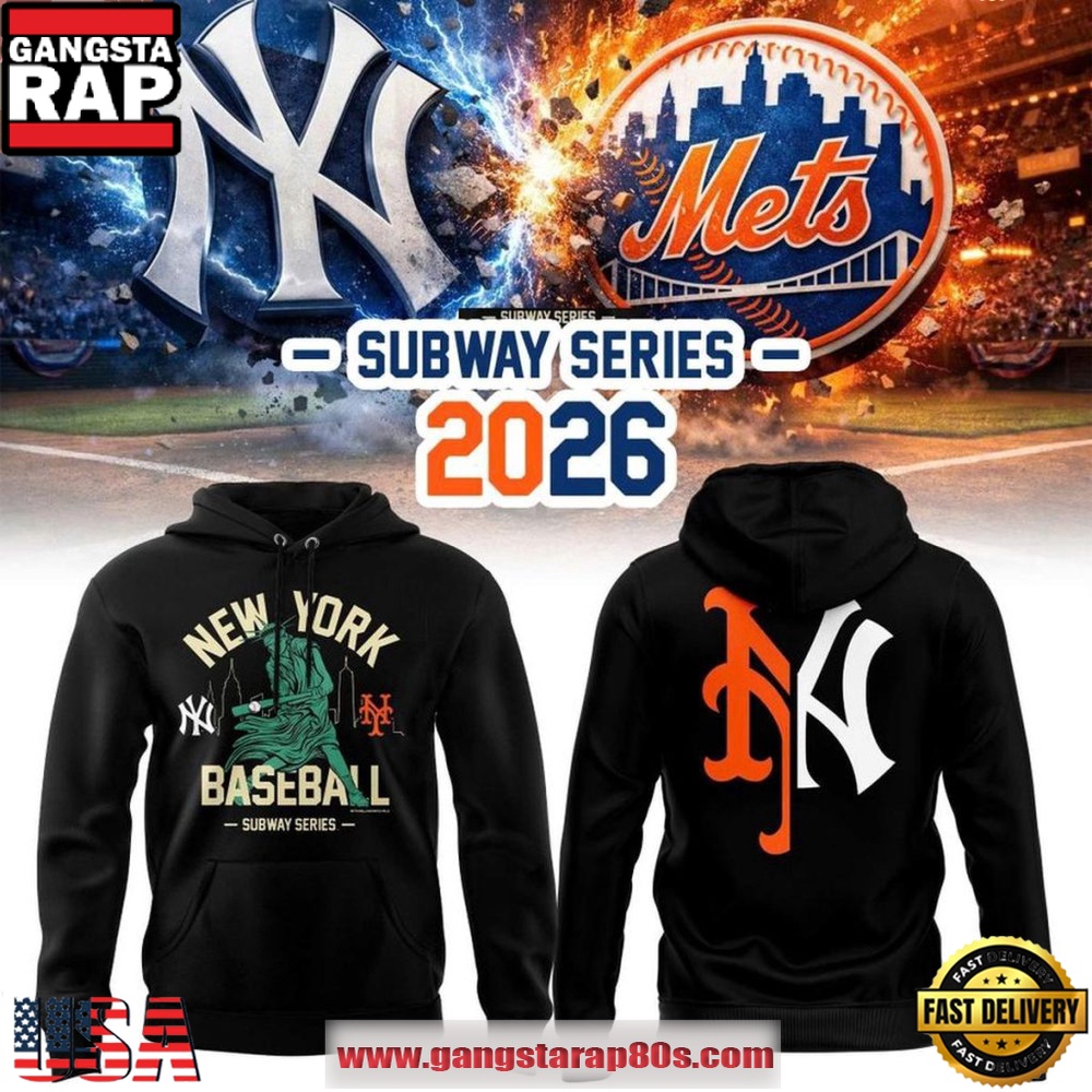 New York Baseball 2026 MLB Subway Yankees x Mets Unisex Hoodie New York Baseball 2026 MLB Subway Yankees x Mets Unisex Hoodie