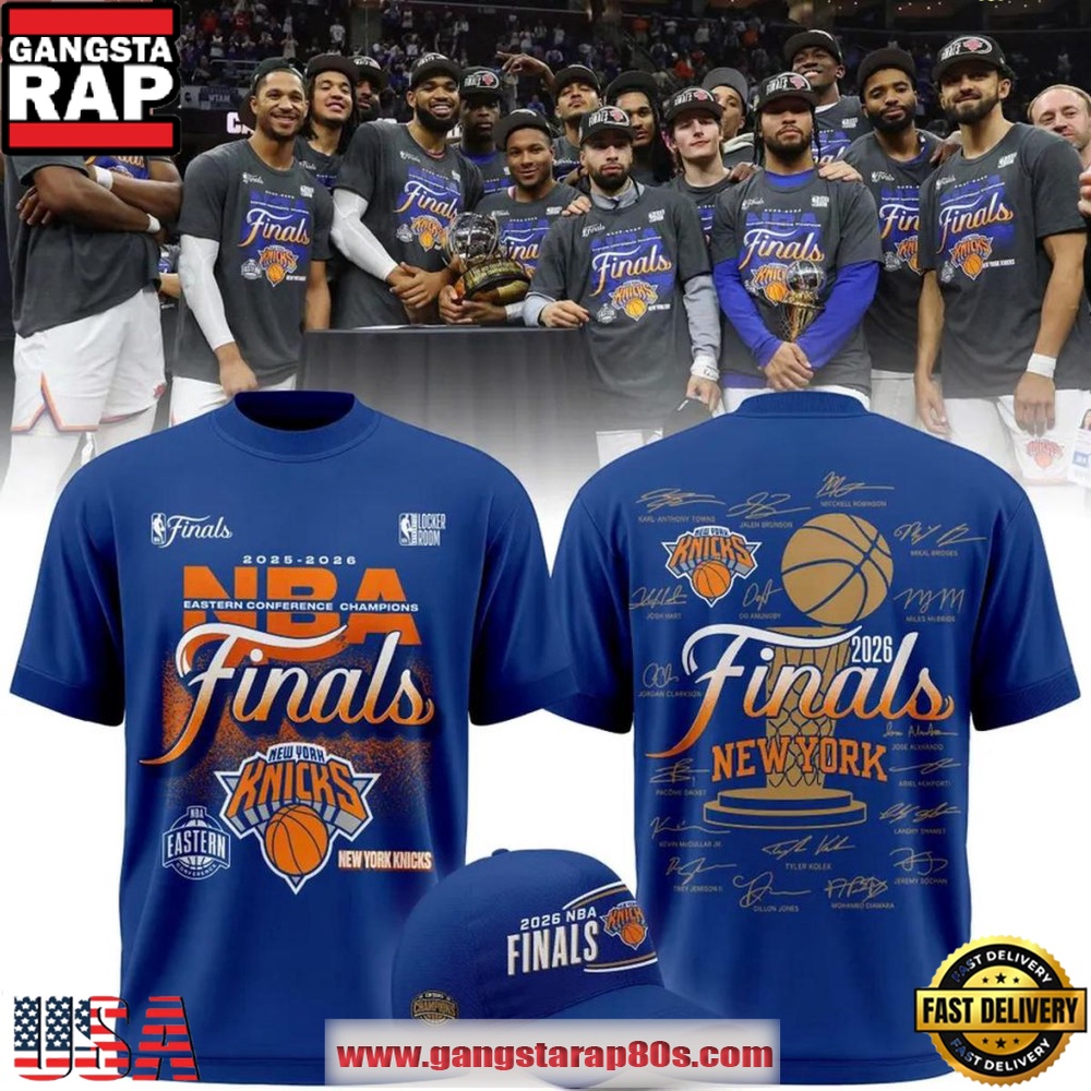 New York Knicks 2026 Finals Game NBA Signature T Shirt