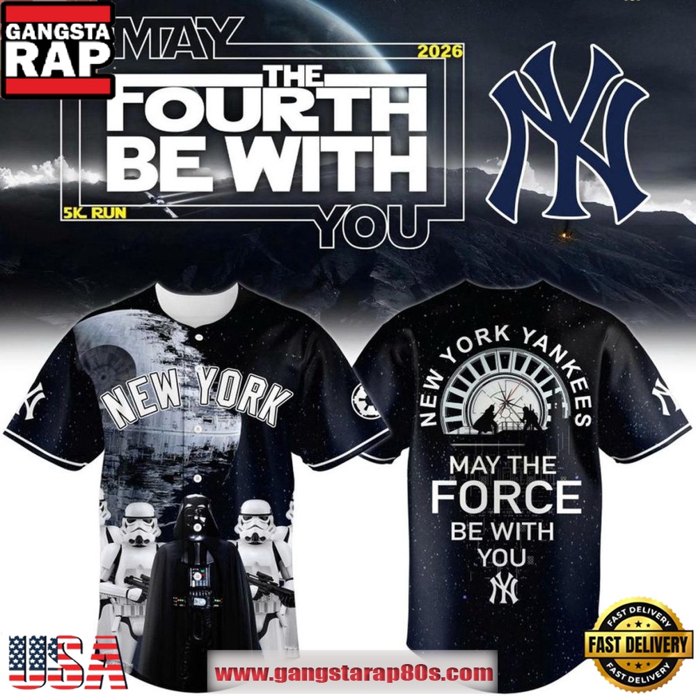 New York Yankees Star Wars Night 2026 May the Force Be With You New 2026 Baseball Jersey New York Yankees Star Wars Night 2026 May the Force Be With You New 2026 Baseball Jersey