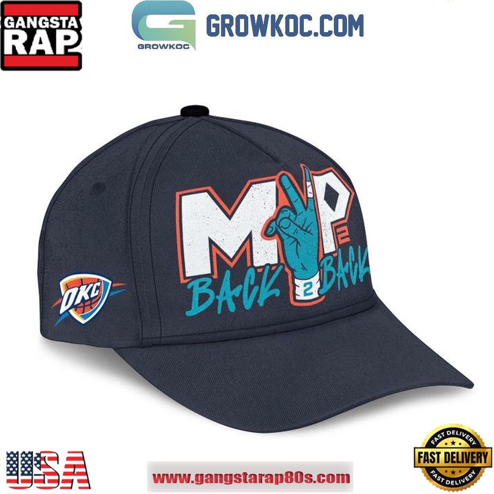OKC Thunder 2026 MVP Shai Back To Back Cap Hats