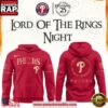 Philadelphia Phillies x Lord of The Rings Night 2026 Red Hoodie Shirt