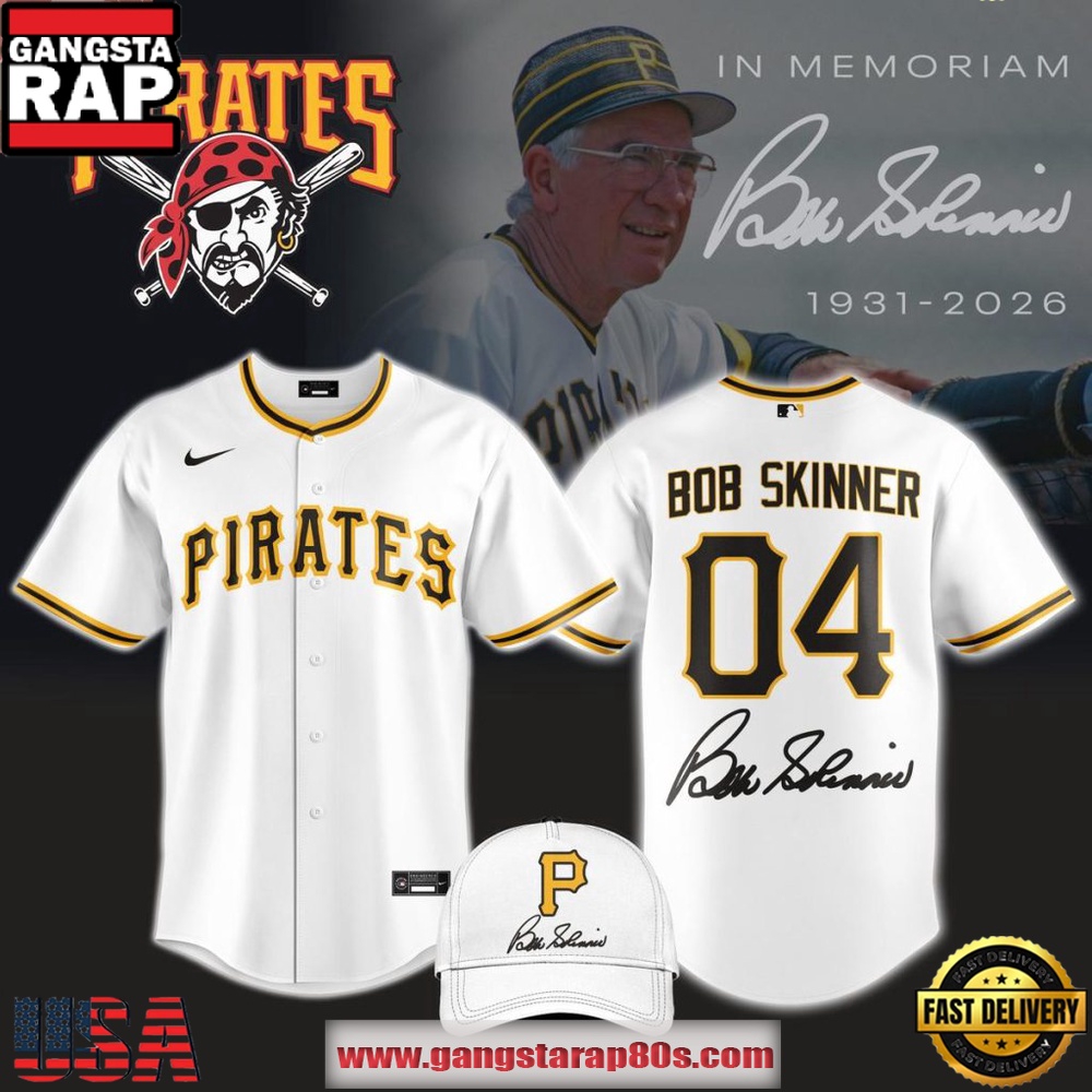 Pittsburgh Pirates Bob Skinner In Memoriam 1931-2026 Custom Baseball Jersey