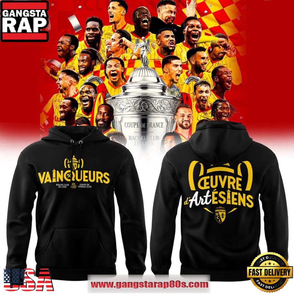Racing Club de Lens Coupe de France Champions 2025-26 Limited Edition Hoodie Racing Club de Lens Coupe de France Champions 2025-26 Limited Edition Hoodie