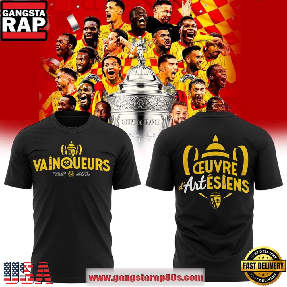 Racing Club de Lens Coupe de France Champions 2025-26 Limited Edition T-Shirt Racing Club de Lens Coupe de France Champions 2025-26 Limited Edition T-Shirt