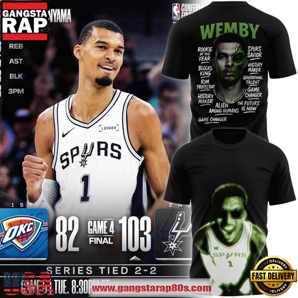 San Antonio Spurs Victor Wembanyama Wemby Alien 2026 Special Edition T-Shirt San Antonio Spurs Victor Wembanyama Wemby Alien 2026 Special Edition T-Shirt