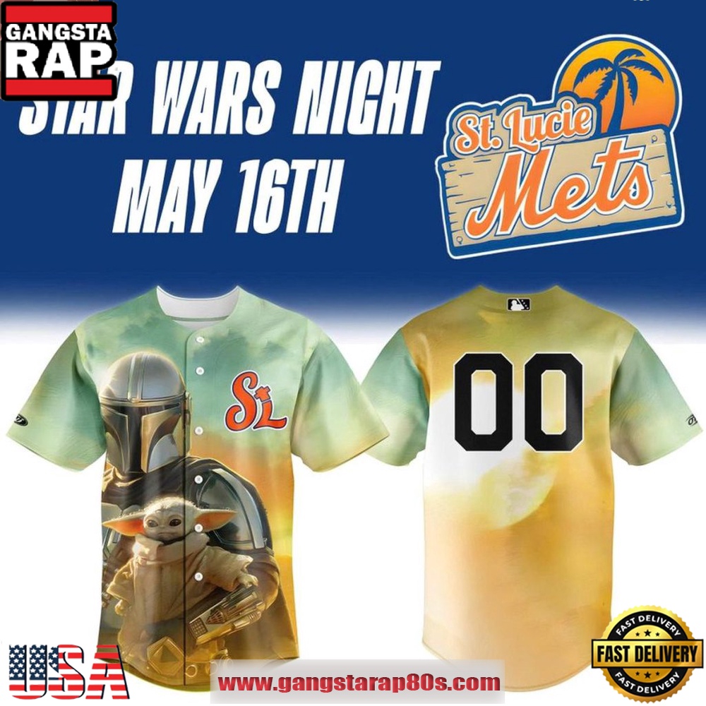 St. Lucie Mets x Star Wars Night 2026 Custom Baseball Jersey
