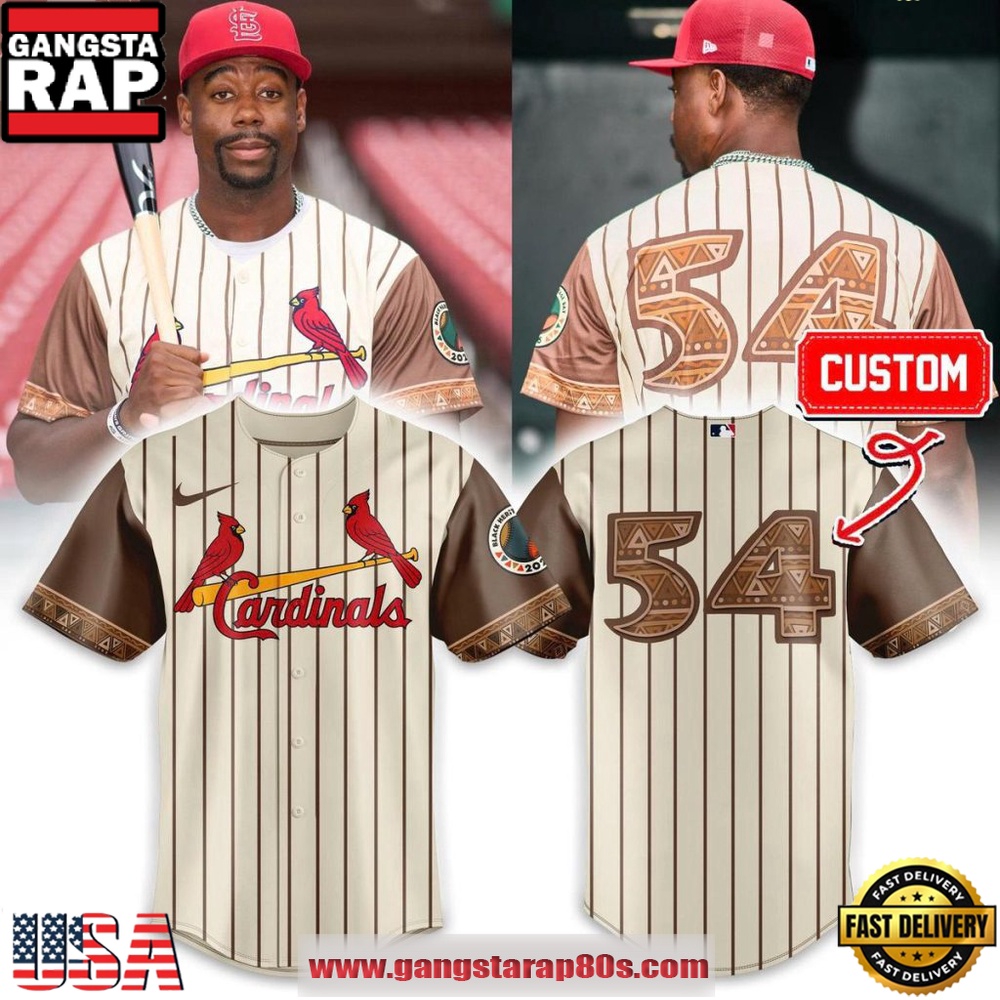 St.Louis Cardinals x Black Heritage Night 2026 Custom Baseball Jersey St.Louis Cardinals x Black Heritage Night 2026 Custom Baseball Jersey