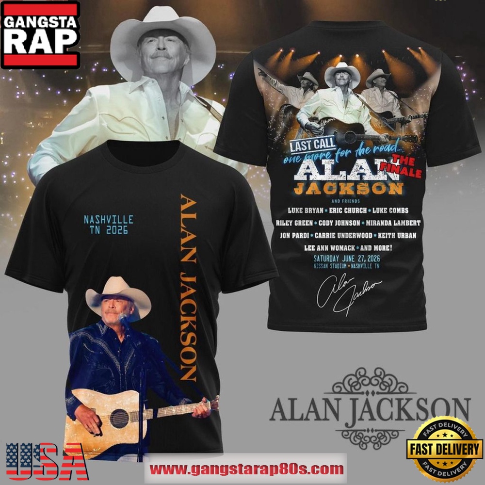 Tennessee Titans x Alan Jackson 2026 Nashville Concert Unisex T-Shirt Tennessee Titans x Alan Jackson 2026 Nashville Concert Unisex T-Shirt