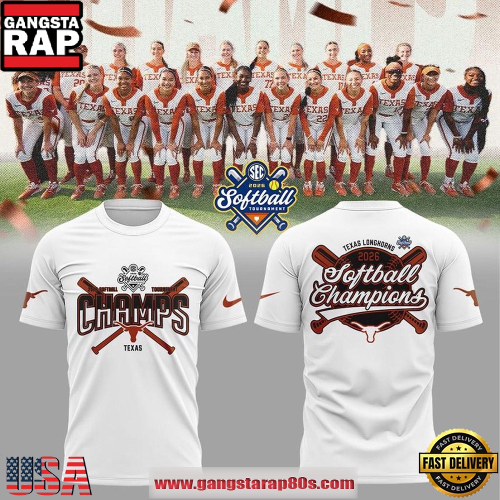 Texas Longhorns Softball 2026 SEC Softball Tournament Champions Unisex T-Shirt Texas Longhorns Softball 2026 SEC Softball Tournament Champions Unisex T-Shirt