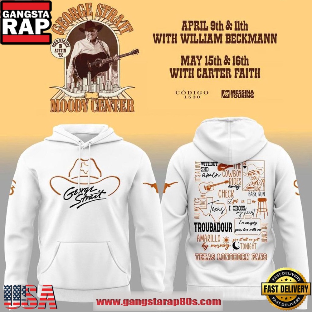 Texas Longhorns x George Strait Tour 2026 Limited Edition Hoodie