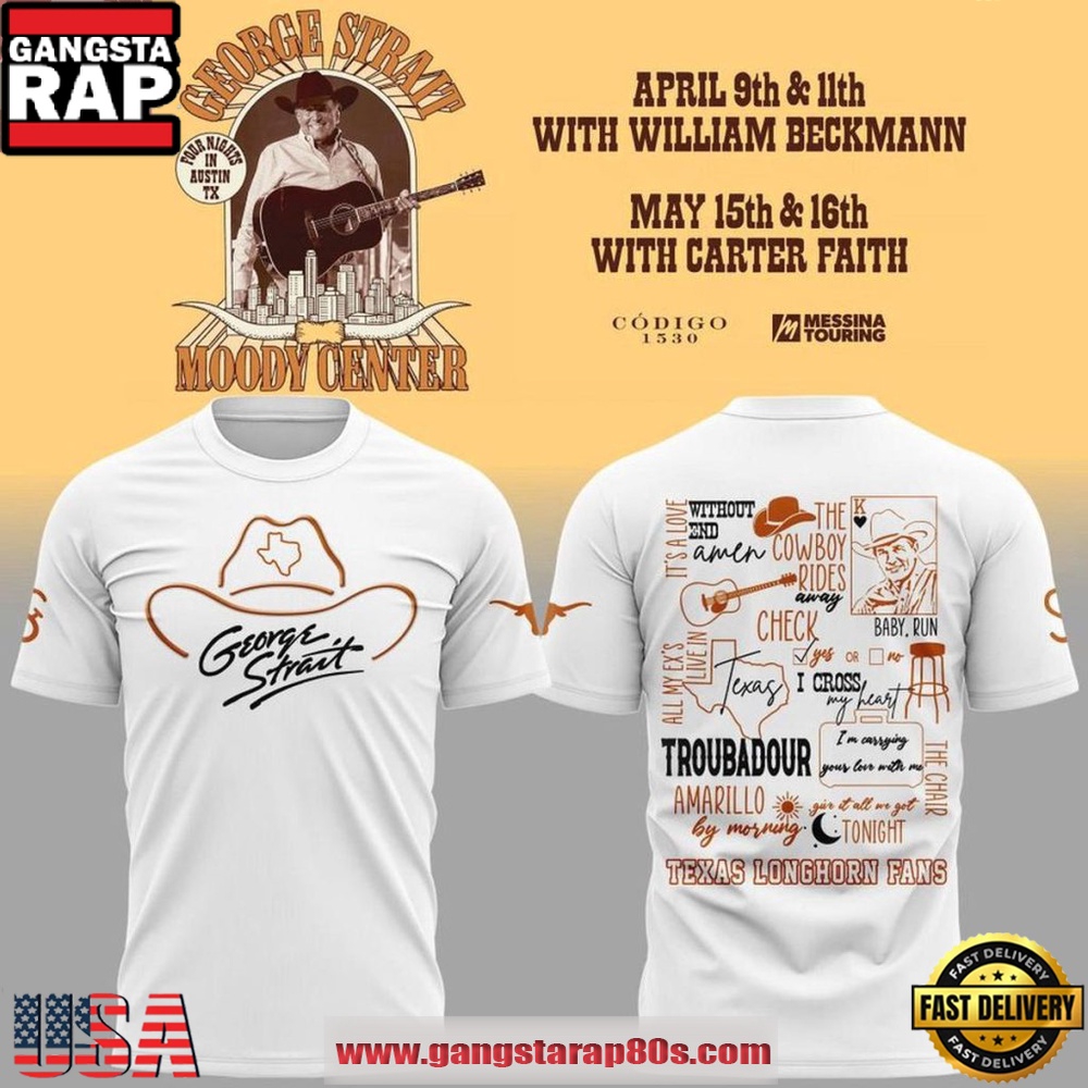 Texas Longhorns George Strait Tour Collector Guide for Fans and Enthusiasts 1 Texas Longhorns x George Strait Tour 2026 Limited Edition T-Shirt
