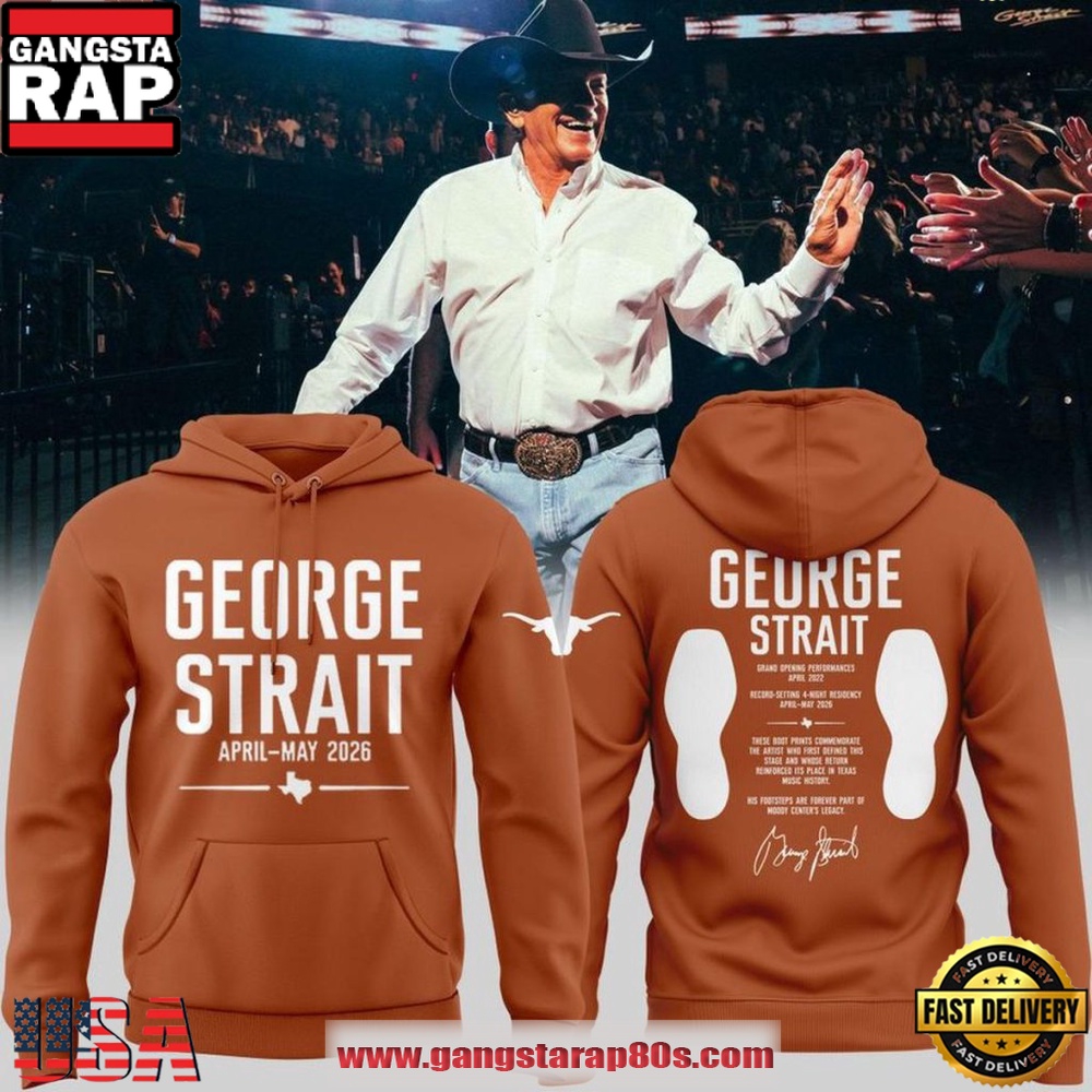 Texas Longhorns x George Strait Tour 2026 Unisex Hoodie