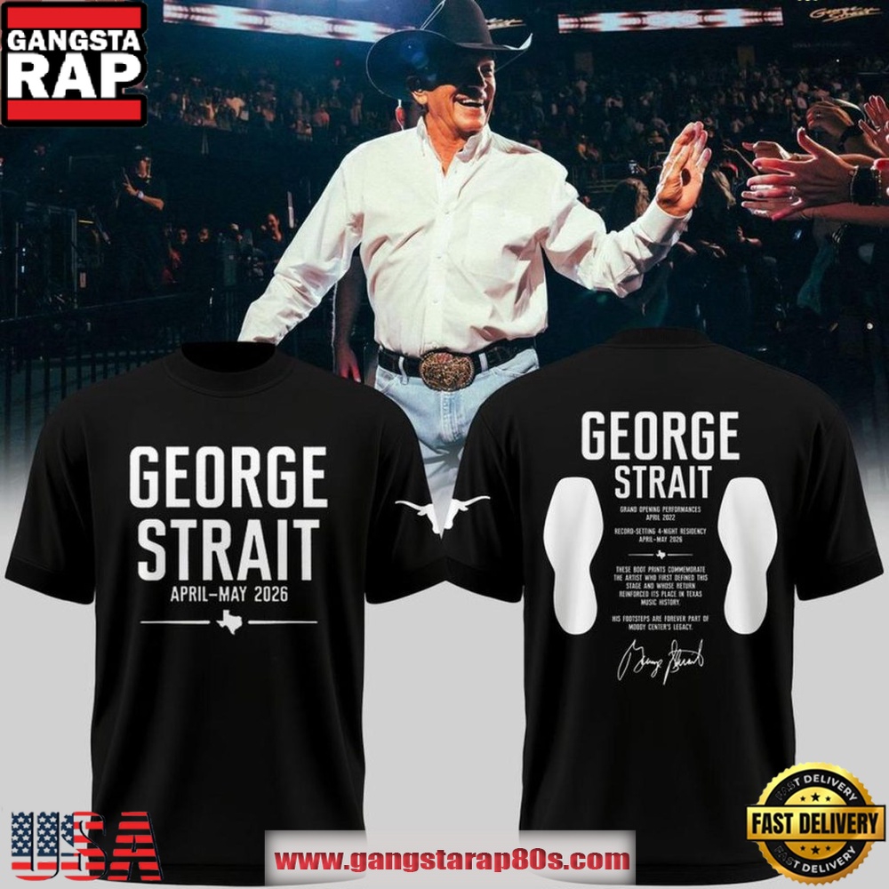 Texas Longhorns x George Strait Tour 2026 Unisex Limited Edition T-Shirt Texas Longhorns x George Strait Tour 2026 Unisex Limited Edition T-Shirt