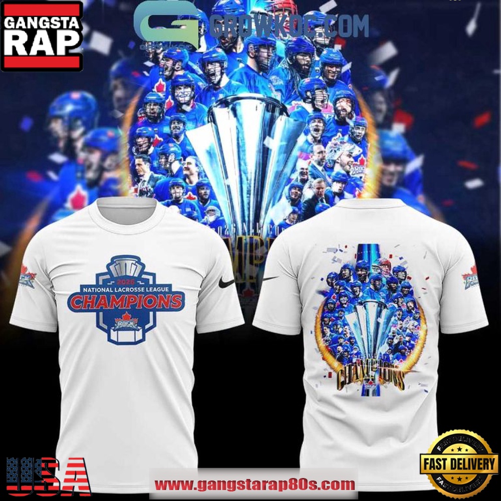 Toronto Rock 2026 NLL Champions Limited Edition 3D Shirt