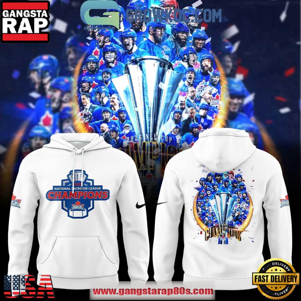 Toronto Rock 2026 NLL Champions Limited Edition White Hoodie