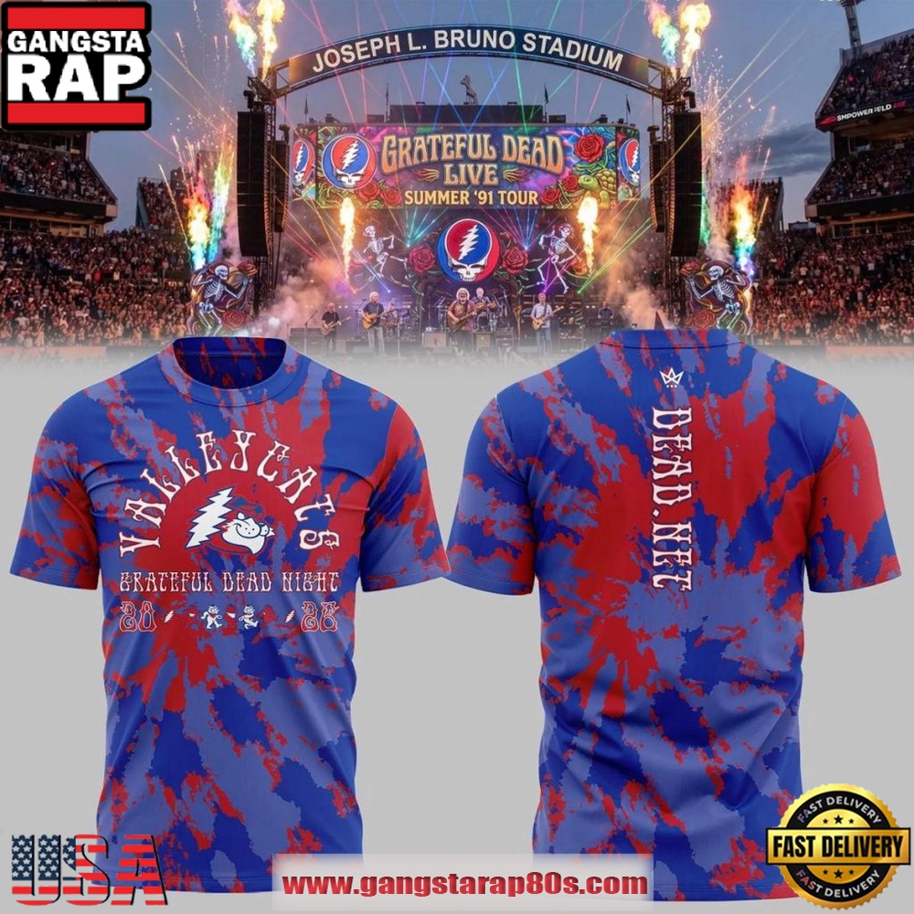 Tri City ValleyCats x Grateful Dead Night 2026 Summer Tour T Shirt