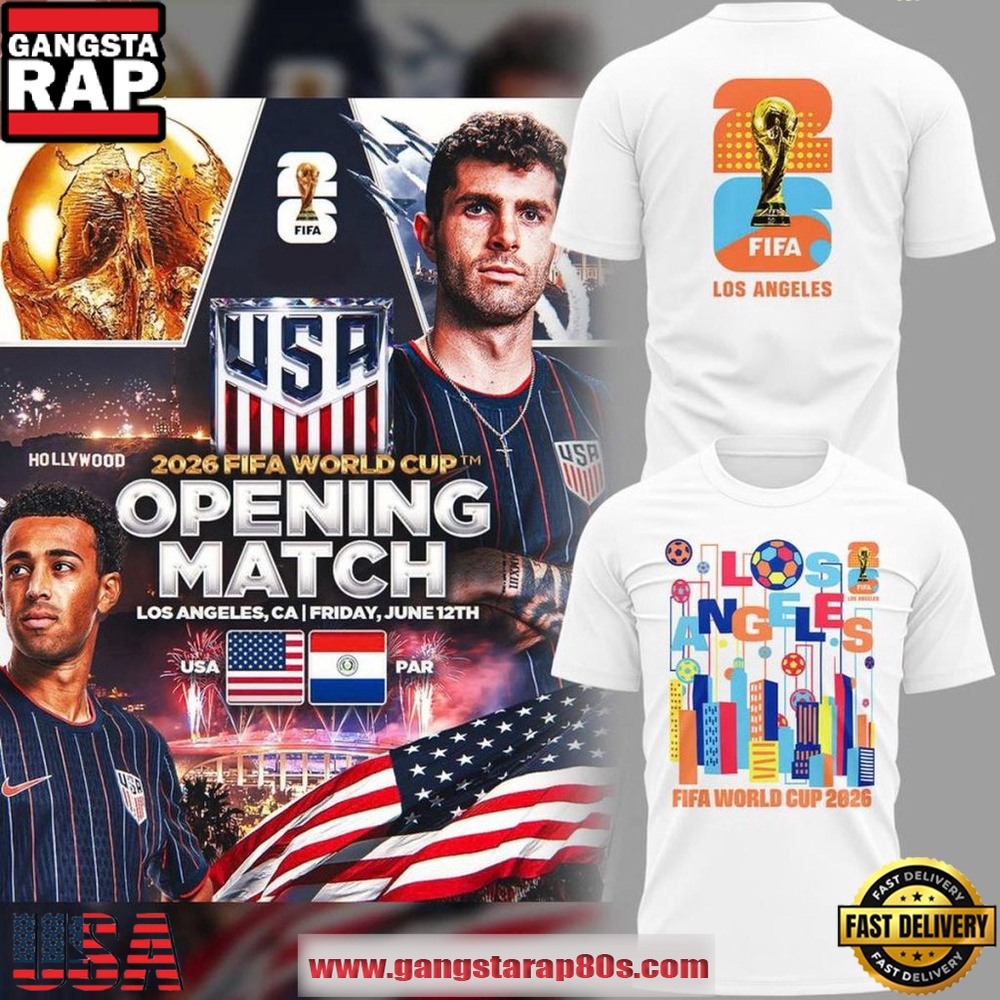 U.S. Soccer Opening Match FIFA World Cup 2026 Los Angeles Special Edition T Shirt