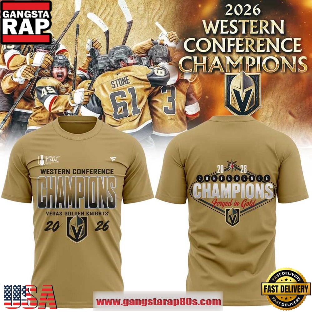 Vegas Golden Knights 2026 Western Conference Champions New Edition T-Shirt