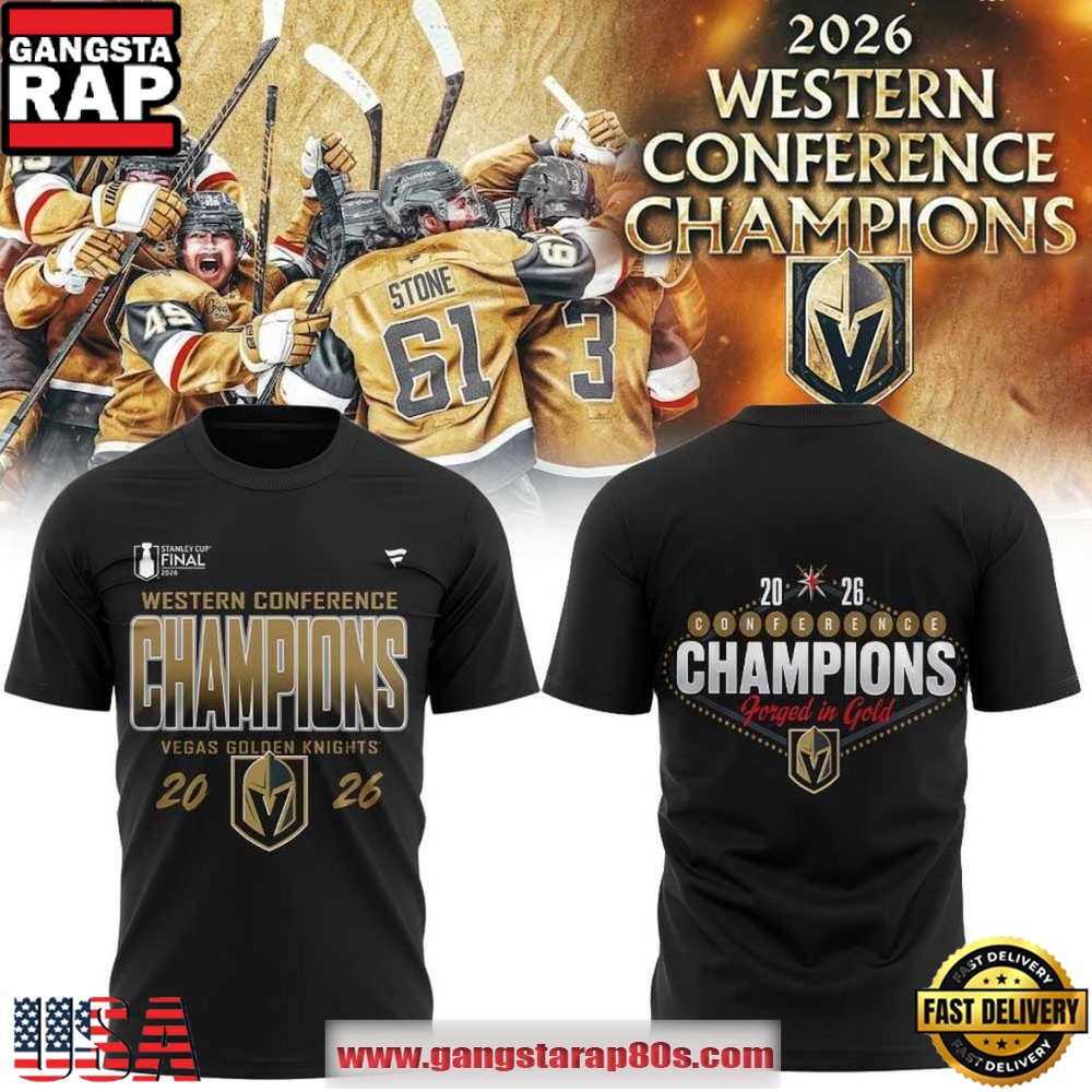 Vegas Golden Knights 2026 Western Conference Champions Unisex T Shirt