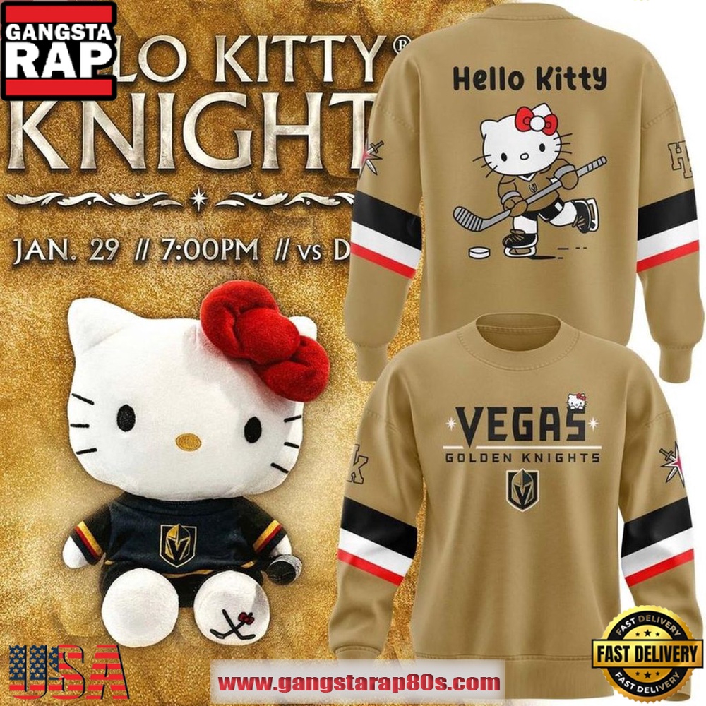 Vegas Golden Knights x Hello Kitty Night 2026 Limited Edition Sweatshirt