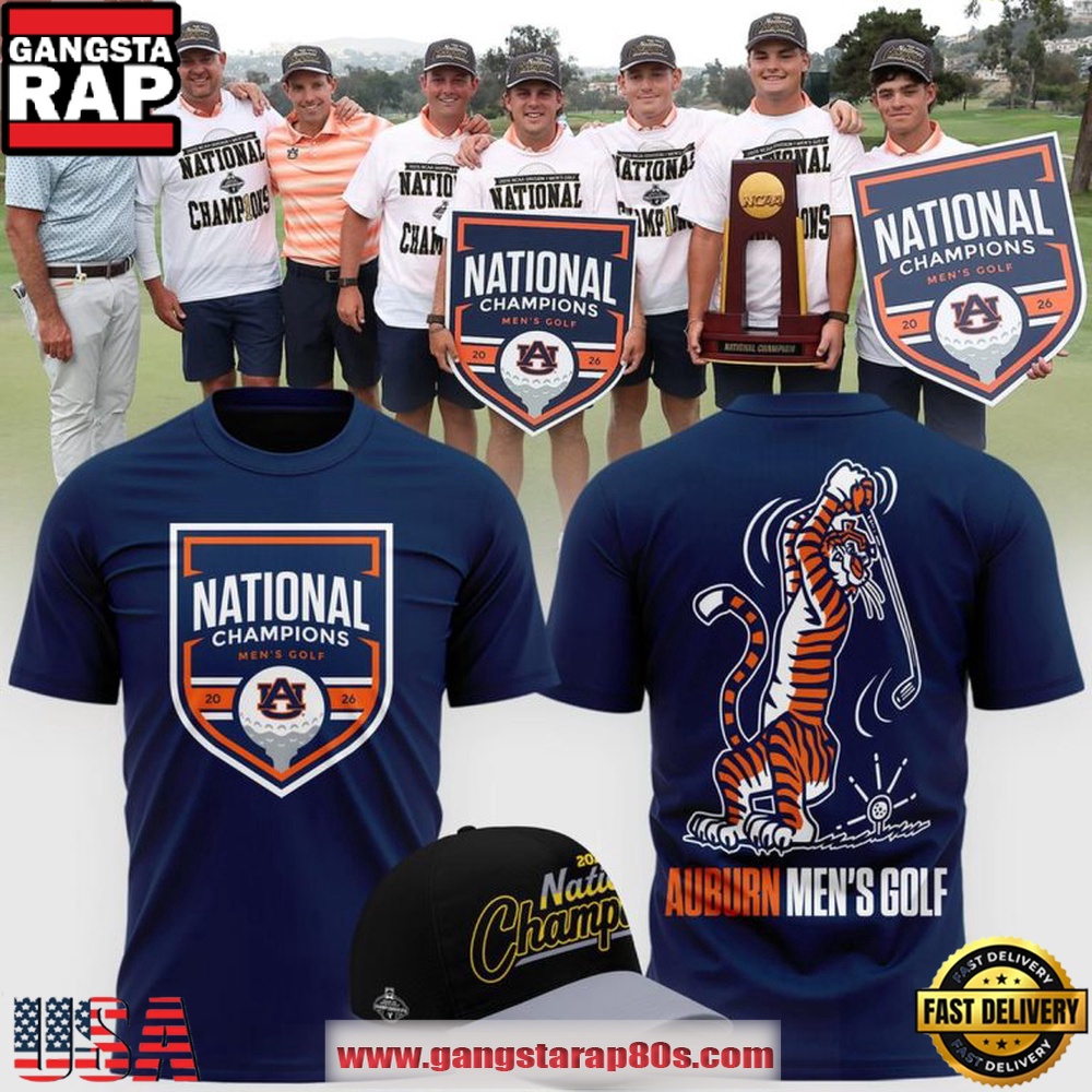 2026 NCAA Men’s Golf National Champions Auburn Tigers T Shirt