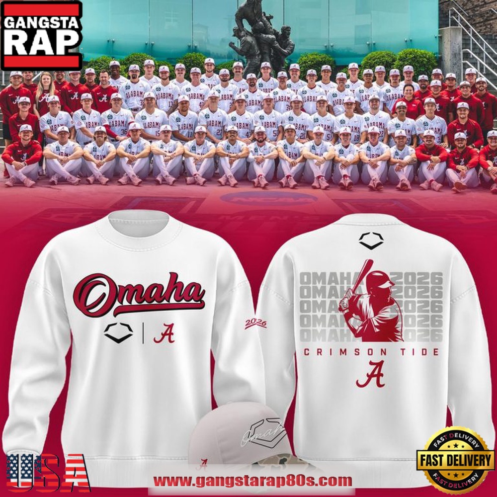 Alabama Crimson Tide 2026 Baseball x EvoShield Omaha College World Series Sweatshirt