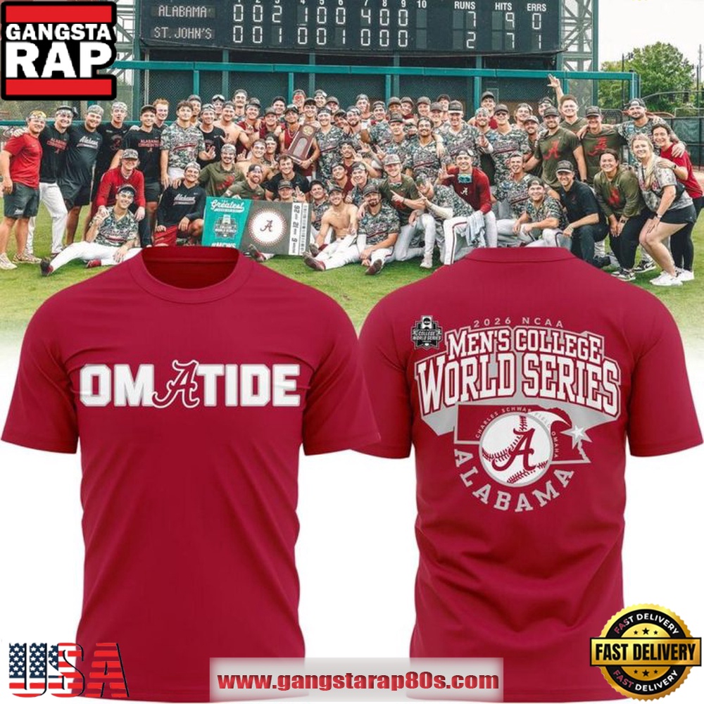 Alabama Crimson Tide College World Series 2026 OmaTide Baseball T Shirt