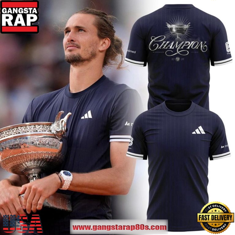 Alexander Zverev Grand Slam Champion 2026 T Shirt