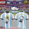 Argentina National Soccer FIFA World Cup 2026 Hello Kitty Collaboration T Shirt 2 Argentina National Soccer FIFA World Cup 2026 Hello Kitty Collaboration T Shirt