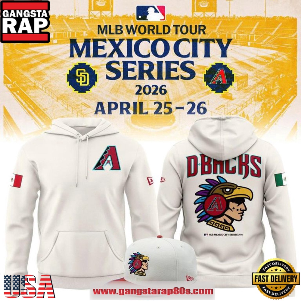 Arizona Diamondbacks 2026 MLB Mexico City Series All Over Print Hoodie Arizona Diamondbacks 2026 MLB Mexico City Series All Over Print Hoodie