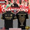 Arsenal FC UEFA Champions League 2026 Victory Celebration 3D Shirt