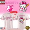 Baltimore Orioles x Hello Kitty Night 2026 Custom Number Baseball Jersey