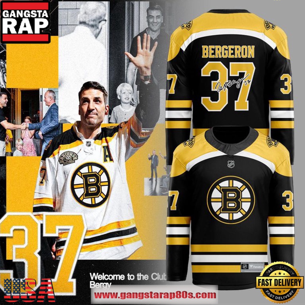 Boston Bruins Patrice Bergeron #37 Classic Hockey Jersey