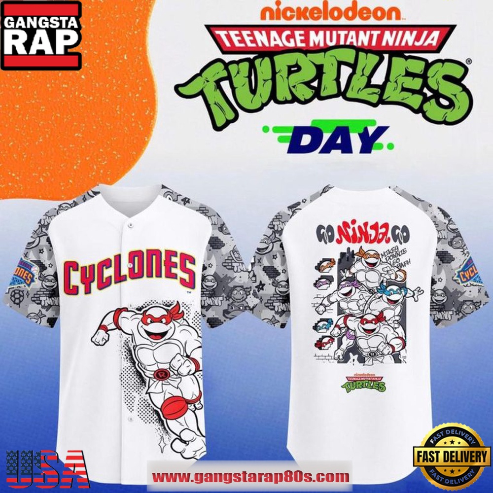 Brooklyn Cyclones x Teenage Mutant Ninja Turtles Day 2026 Special Edition Baseball Jersey