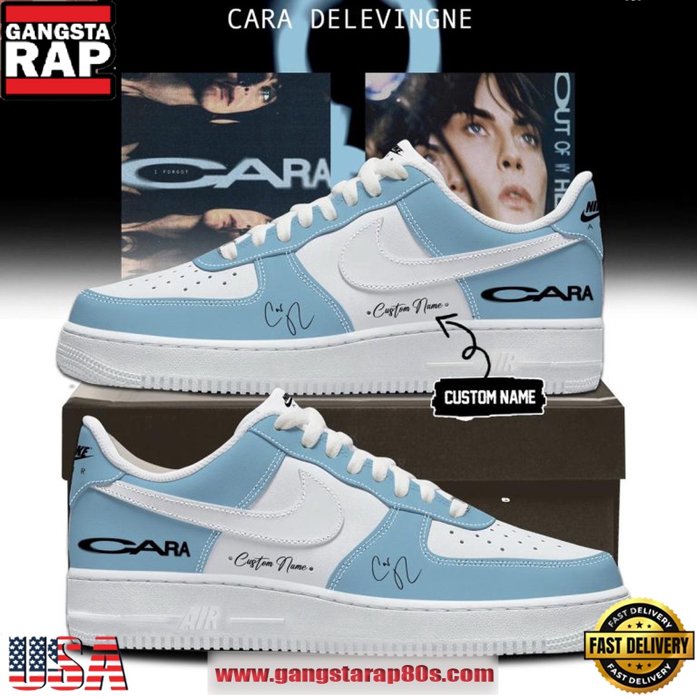 Cara Delevingne 2026 Out Of My Head Custom Nike Air Force 1 Sneakers Shoes