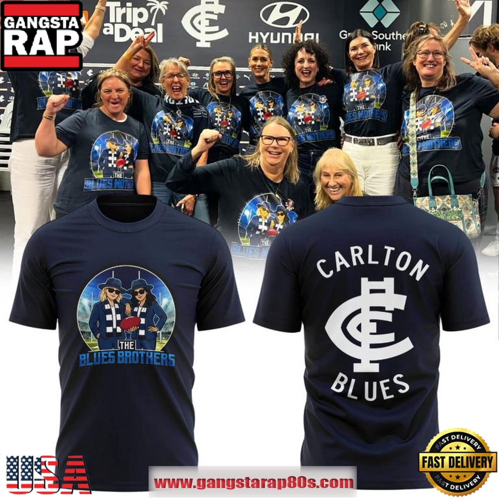 Carlton Blues FC Brothers And Sisters Blues 2026 T Shirt
