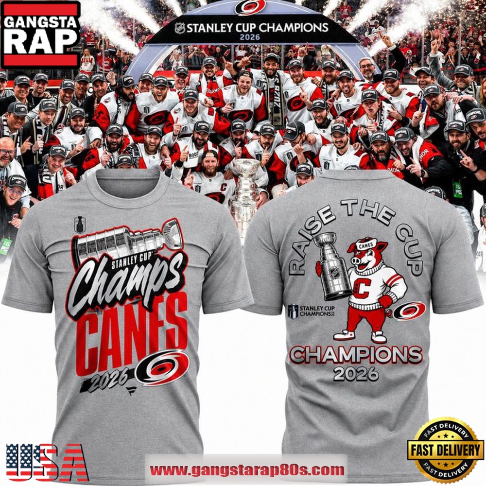 Carolina Hurricanes Big & Tall Locker Room 2026 Stanley Cup Champions T Shirt Carolina Hurricanes Big & Tall Locker Room 2026 Stanley Cup Champions T Shirt
