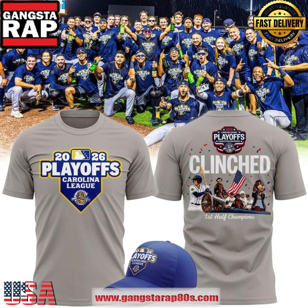 Charleston RiverDogs Carolina League Playoffs 2026 Collector's T Shirt Charleston RiverDogs Carolina League Playoffs 2026 Collector's T Shirt