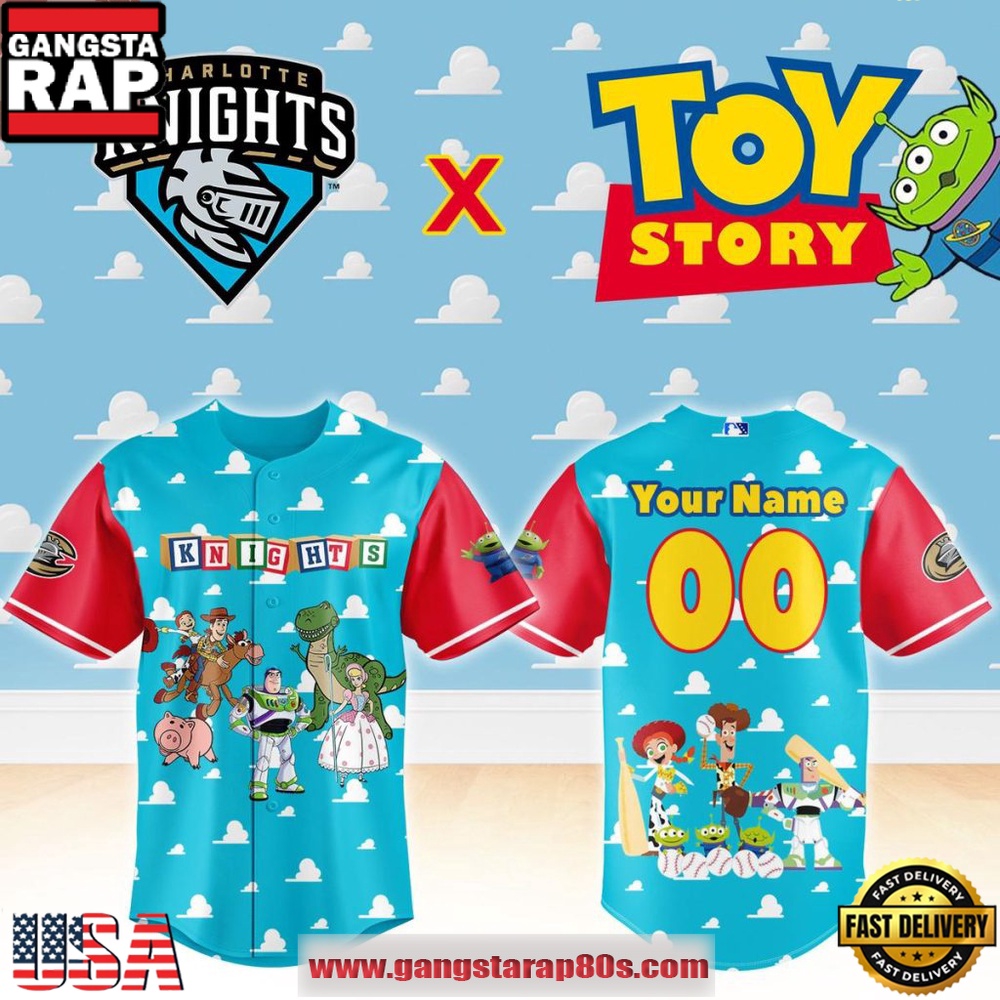 Charlotte Knights x Toy Story Night 2026 Custom Baseball Jersey