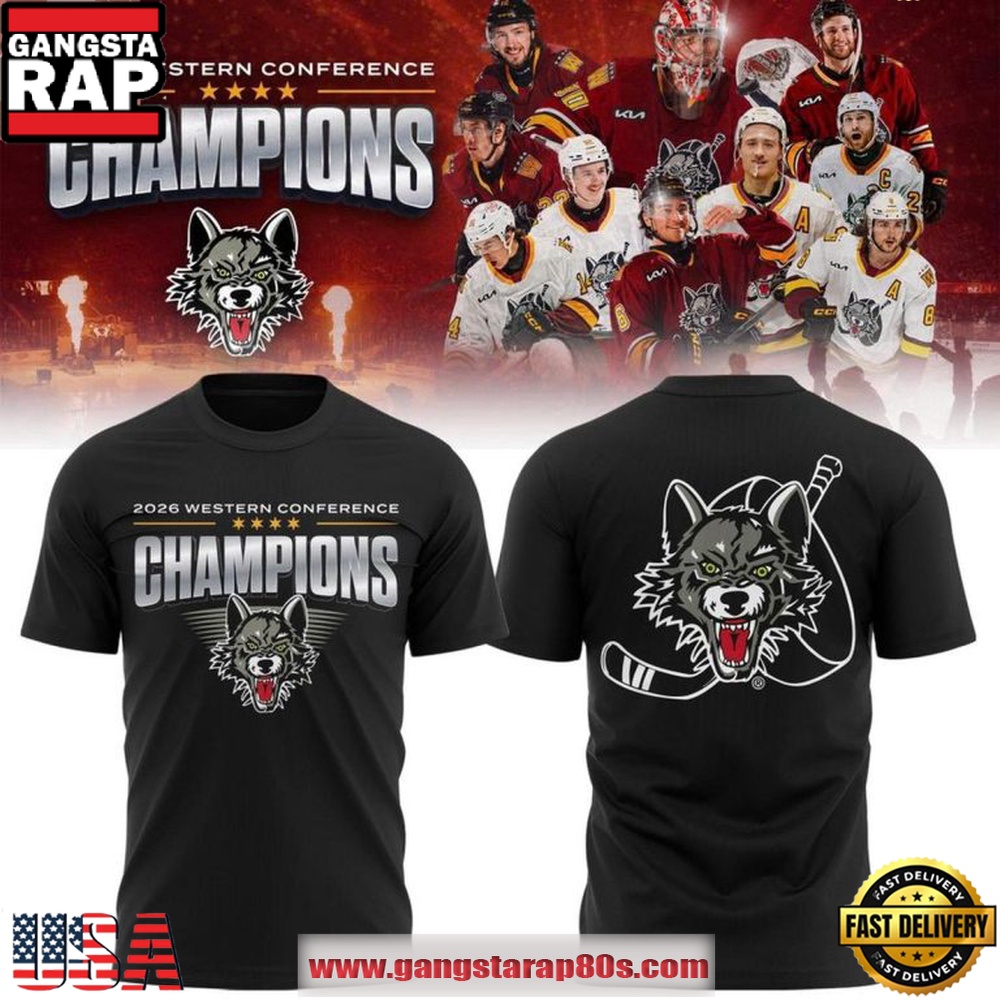 Chicago Wolves 2026 Western Conference Champions Limited Edition T Shirt