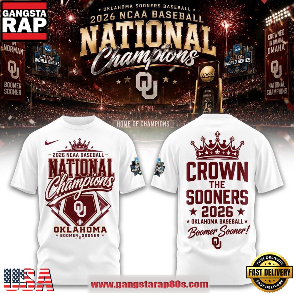 Crown the Sooners Oklahoma Sooners 2026 NCAA National Champions 3D Shirt