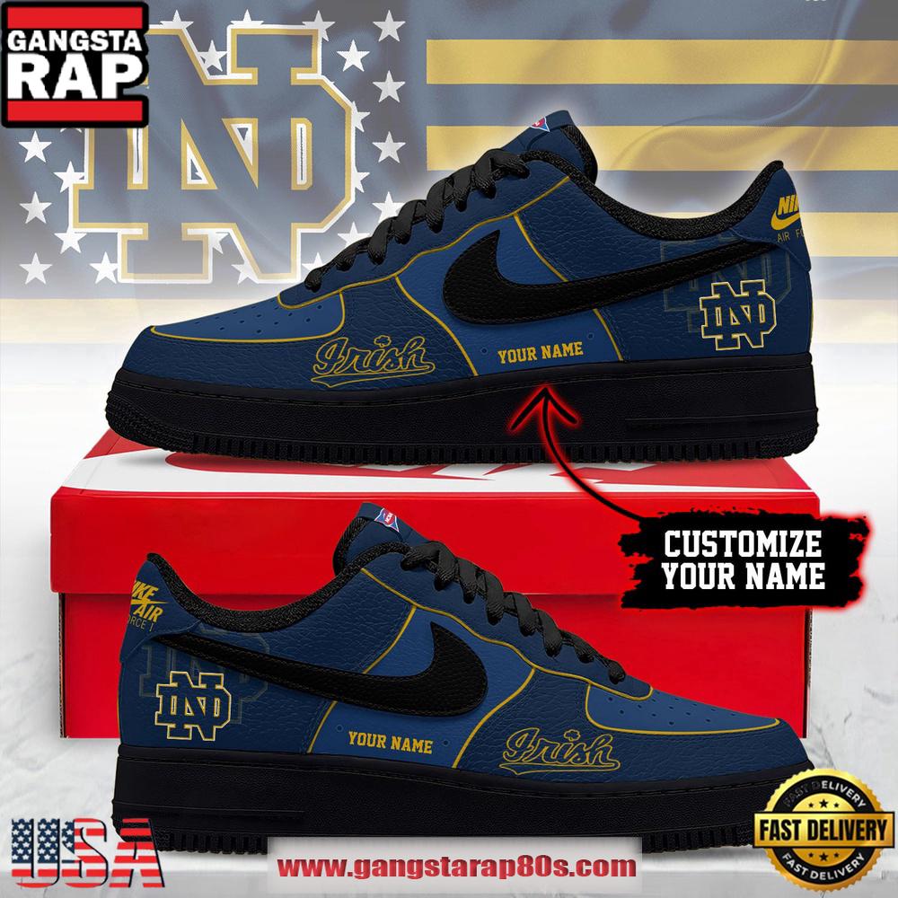 Custom Name Custom Name Notre Dame Fighting Irish NCAA Air Force 1 Shoes