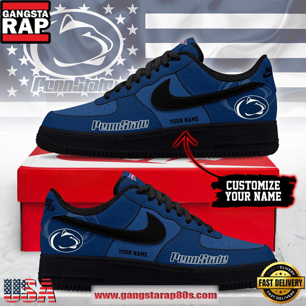 Custom Name Custom Name Penn State Nittany Lions NCAA Air Force 1 Shoes